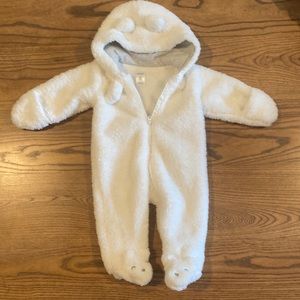 Infant snowsuit and bunting, coat